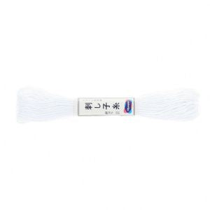 Sashiko thread 22 yard skein ST-20SP-01 white